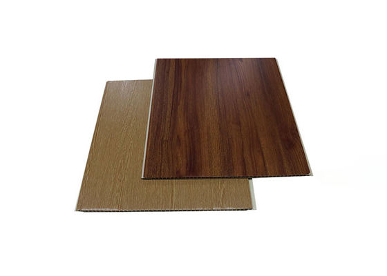 Lamellierte 400x9mm 600x9mm PVC-Wände für Innenwand-Dekoration