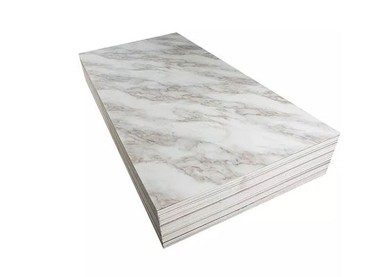 Hohe glatte 1220x2440mm 3mm PVC-Marmor-Blatt-Innenwand-Luxusdekoration