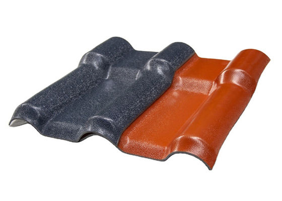 Plastikkunstharz ASA PVC runzelte die feuerbeständige Dachplatte