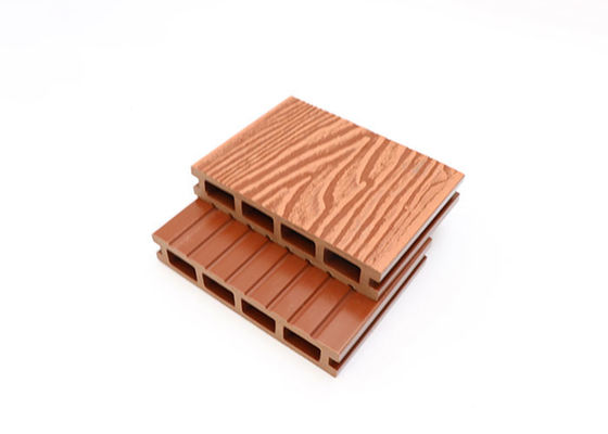 BESCHAFFENHEIT WPC des Holzfußboden-3D Prägungsdecking-Verbundplatte-Boden wasserdicht