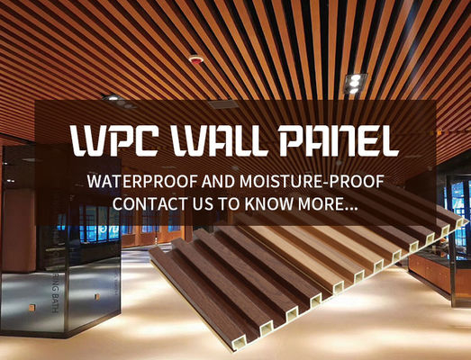 Innen- Wand-Dekoration Innen-Wand-Holz-Plastikzusammensetzung Wpc dekoratives