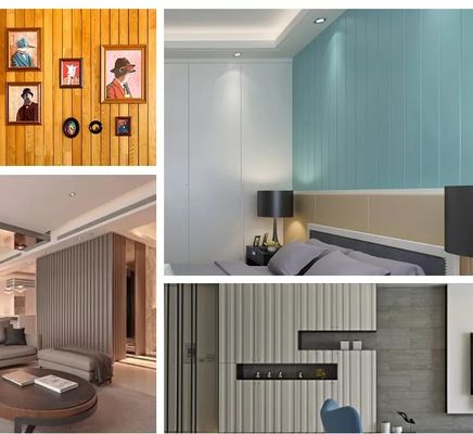 Wasserdichte Innen-WPC-Wandpaneele für die Wanddekoration im Innenbereich, einfache Installation und wartungsfrei