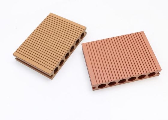 Hölzerner Beschaffenheits-Bodenbelag WPC Decking-hölzerne Plastikverbundplatte-Bretter im Freien