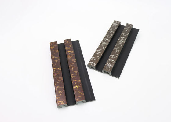 Dekoratives Wandpaneel aus Holz Farbe Polystyrol 3D Ps geriffelte Wandpaneel Wallboard