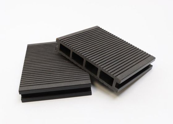 140x25mm Fell-Rahmen-Bodenbelag-Garten hölzerner Plastikdecking-einfache Installation