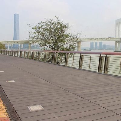 Co-Verdrängung Außen-WPC Decking-Höhle zusammengesetztes Decking-Brett