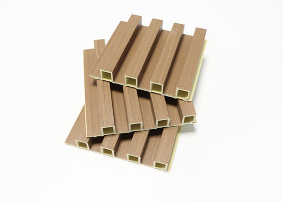 Dekorative geriffelte WPC-Wand-hölzerne Innenalternative geriffelt WPC-Platte