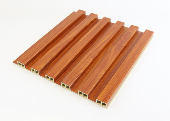 Hölzerne zusammengesetzte farbige geriffelte Wand-Innenumhüllung der Platten-WPC