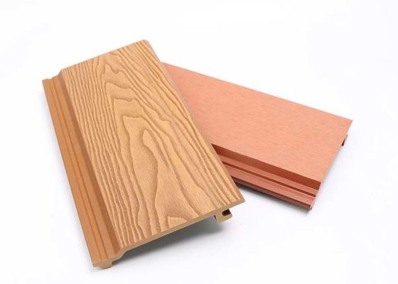Mehrfaches Farbe-HDPE 148x21mm Außen-WPC Wand-Dekorations-Material