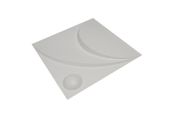 Feuerfeste moderne Wand Art Rich Models PVCs 3D für Innendekoration