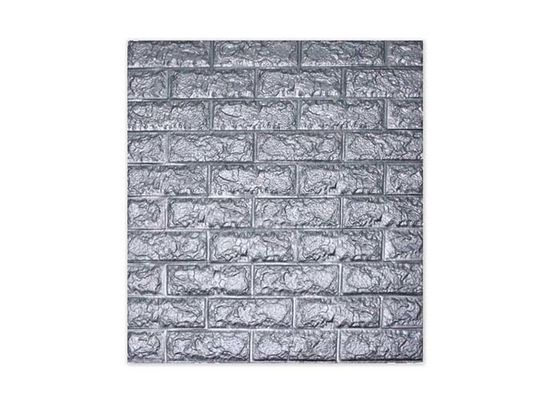 Selbstklebender Ziegelstein-dekorative Schaum-Wand-Aufkleber-Rolle des Schaum-3D für Wohnzimmer-Dekor