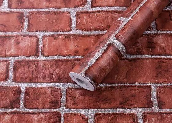 Wasserdichte dauerhafte selbstklebende PVC-Tapete Rolls-Inneneinrichtung
