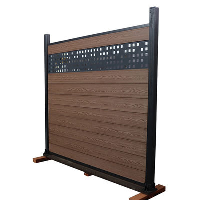 1.8m x 1.8m Wpc Zaun Panels Embossed Co - Verdrängungs-Hauptbretter im Freien