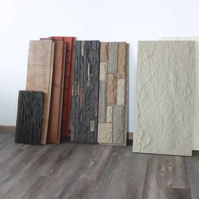 Faux-PU-machen Steinwand-Pilz 3mm 1220 * 2440mm feuerfest