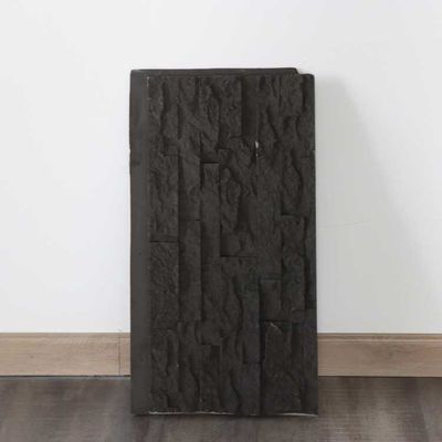 Kulturelle Stein-Platte dunkles Grey Simulation Polyurethane 120 * 60cm Inneneinrichtung PUs