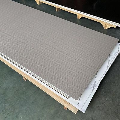 Baumwolle Holz Veneer Wandplatte UV Beschichtung WPC Metallplatte