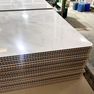 Marmor-Umweltfreundliche Plastik-Badplatten für Innenwände Villa Wohnung Wasserdichtes Bad