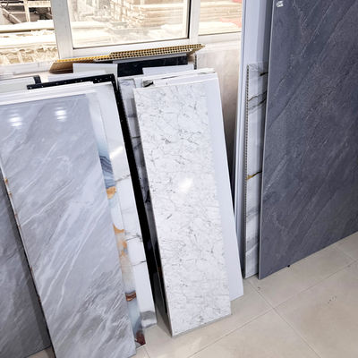 Moderne 3D-Muster Feuerfeste PVC-Duschwandpaneele Luxus Badezimmer Renovierungsmaterial