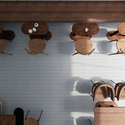 Einfach zu installieren und zu entfernen, dekorativer Bodenfilm mit realistischen Mustern