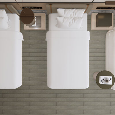 Abnehmbare 0,7 mm PVC-Vinyl-Bodenbelagsrolle mit starker Kleberückseite