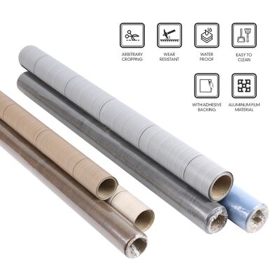 Premium-Selbstklebende Vinyl-Bodenaufkleber mit realistischen Holz- oder Fliesenmustern für schnelle und einfache Modernisierung der Wohnkultur