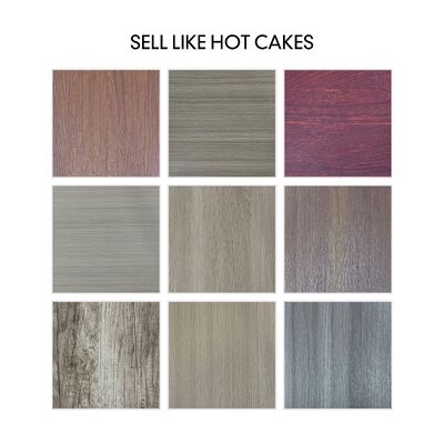 Premium-Selbstklebende Vinyl-Bodenaufkleber mit realistischen Holz- oder Fliesenmustern für schnelle und einfache Modernisierung der Wohnkultur