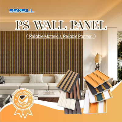 Einfache Installation, wartungsarm, PS-Wandpaneele, Polystyrol-Wandpaneele, wasserdicht und langlebig