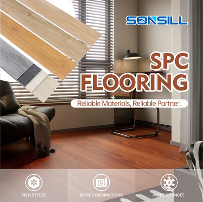 Formaldehyd E0 SPC-Bodenbelag PVC mit Kalkstein-Rohstoff