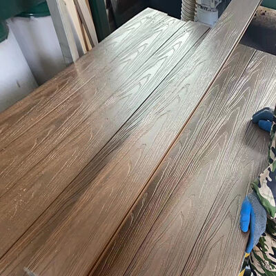 Wetterbeständiges WPC-Bodenbelag für den Außenbereich Co-Extrudiertes wasserdichtes Verbunddecksystem