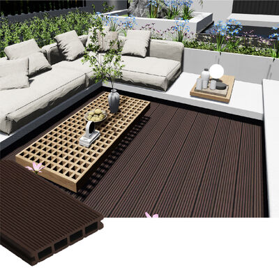 Außen-WPC-Decking-Boden Wasserdichtes Holz-Kunststoff-Verbundwerkzeug für Poolterrasse und Gehweg