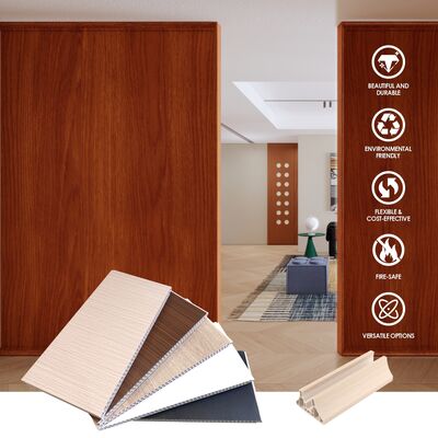 Leicht wasserdichte feuerfeste PVC-Wandpaneele für Bürotrennwände