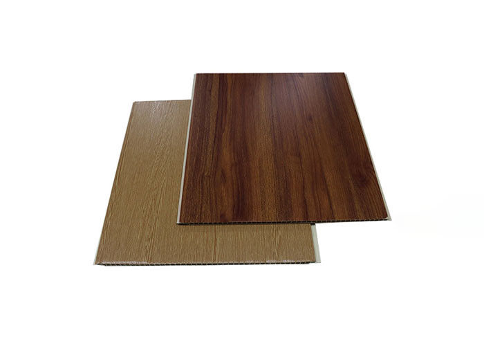 Lamellierte 400x9mm 600x9mm PVC-Wände für Innenwand-Dekoration