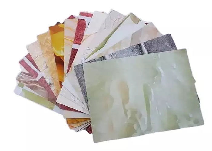 Wasserdichtes PVC-Marmor-Blatt-hohes glattes UVmarmorblatt für Innenwände