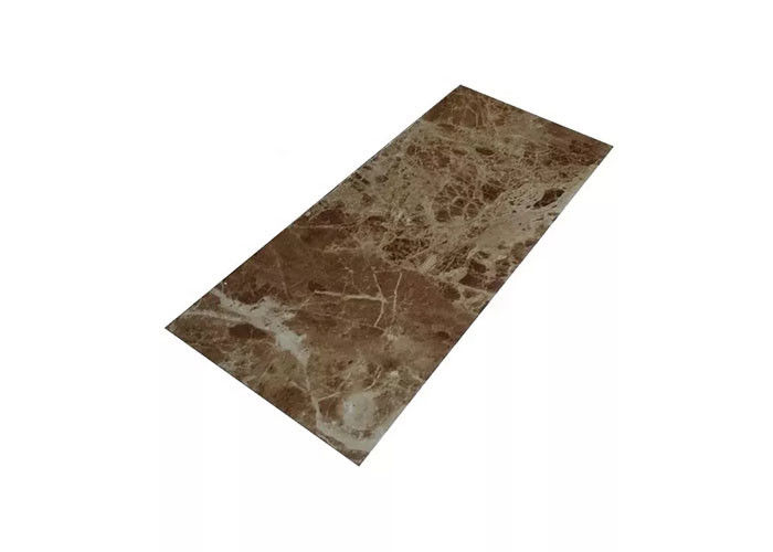 1220x2800mm PVC-Marmor-Blatt-dekoratives Innenhoch glatt für Badezimmer