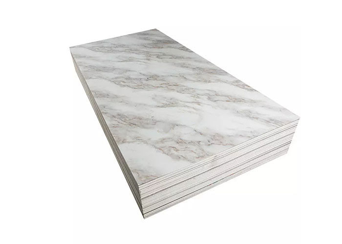 Hohe glatte 1220x2440mm 3mm PVC-Marmor-Blatt-Innenwand-Luxusdekoration
