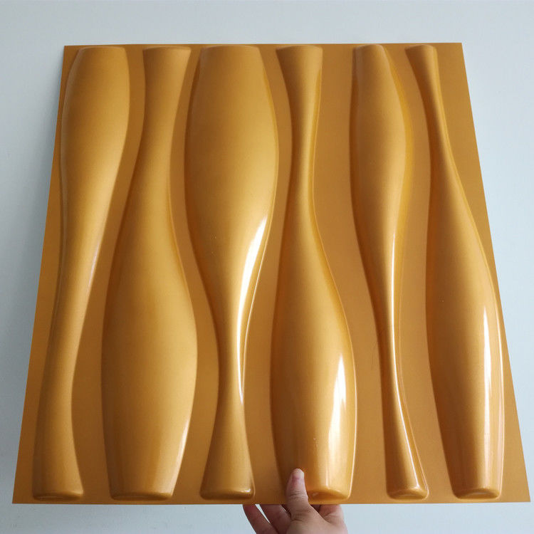 50x50cm dekoratives 3D Wand-Hauptmoderner Entwurf InnenpVC 100%