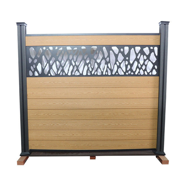 Dekorativer Zaun-Panels Waterproof Garden-Brett-Balkon Wpc zusammengesetzter 90 * 25mm