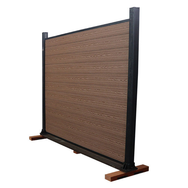 Zusammengesetztes nicht Vinyl dekoratives 1.8m x 1.8m Wpc-Privatleben-Zaun-im Freien Panels Plastic Woods
