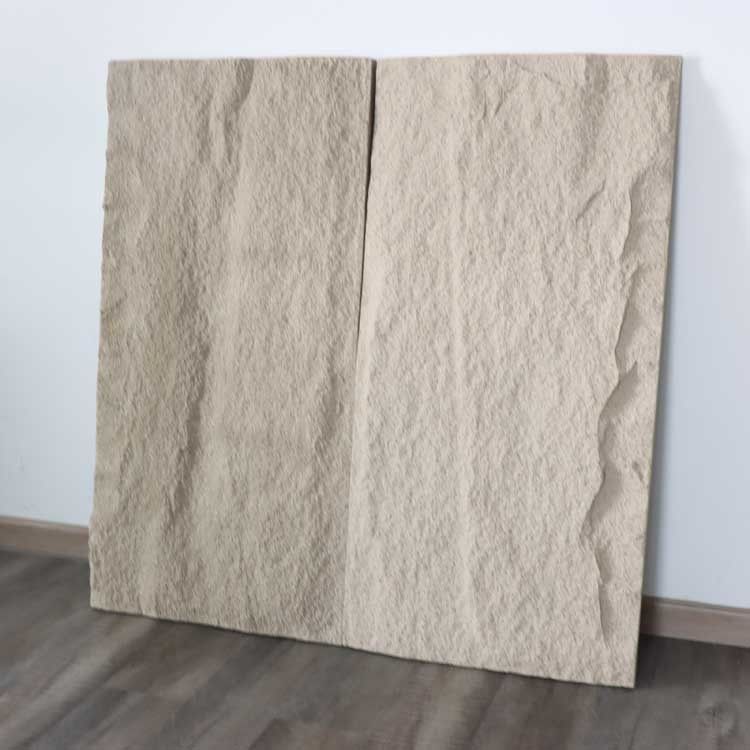 Kulturelle Stein-Platte dunkles Grey Simulation Polyurethane 120 * 60cm Inneneinrichtung PUs
