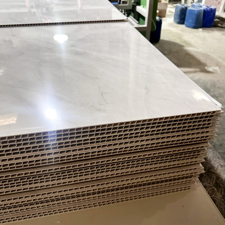 Marmor-Umweltfreundliche Plastik-Badplatten für Innenwände Villa Wohnung Wasserdichtes Bad