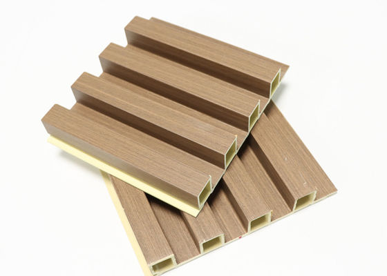 2.9m 160x24mm Innen-WPC Wand-hölzerne Alternative für Inneneinrichtung