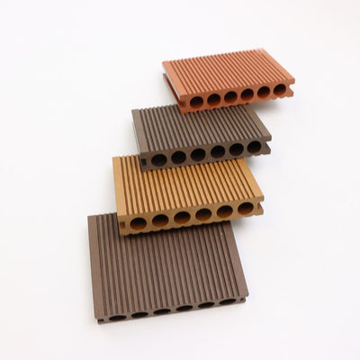 Einfache Außen-140mm installieren wasserdichten WPC-Decking-Bodenbelag im Freien