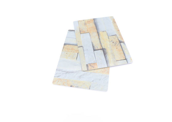 Hohes glattes wasserdichtes PVC-Marmor-Blatt-dekorative UVwände