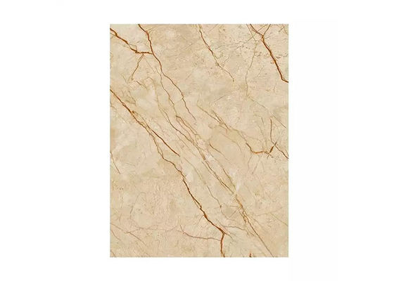 Hohes glattes wasserdichtes PVC-Marmor-Blatt-dekorative UVwände