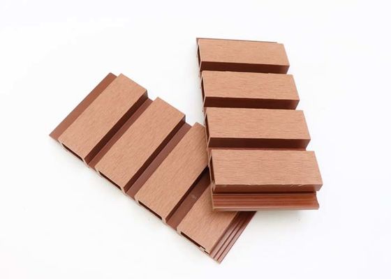 160x24mm Außen-WPC Wand-Höhlen-Holz-zusammengesetztes Wand-Plastikbrett
