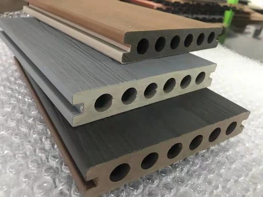 Imprägniern Sie nicht Eichen-Holz-Bodenbelag des Beleg-WPC Decking im Freien ausgeführten