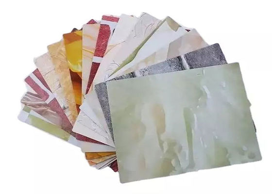 Wasserdichtes PVC-Marmor-Blatt-hohes glattes UVmarmorblatt für Innenwände