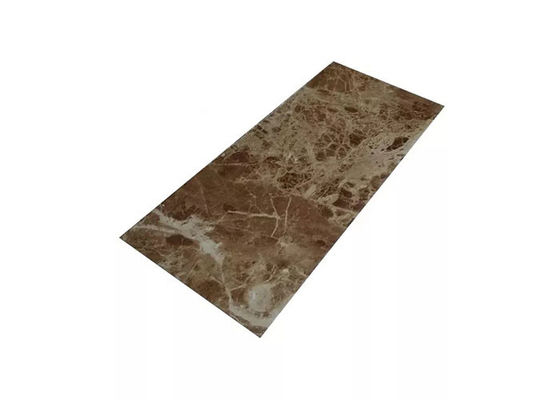 1220x2800mm PVC-Marmor-Blatt-dekoratives Innenhoch glatt für Badezimmer