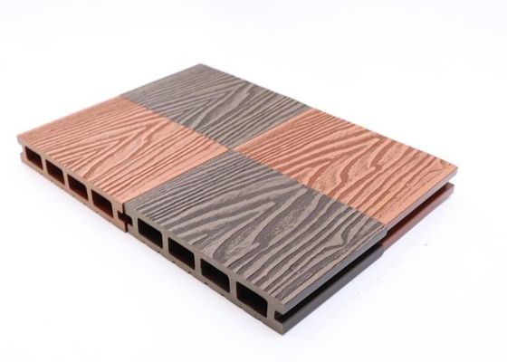 Imprägniern Sie nicht Beleg WPC Decking-Holz das im Freien, das Plastikdecking ausbreitet
