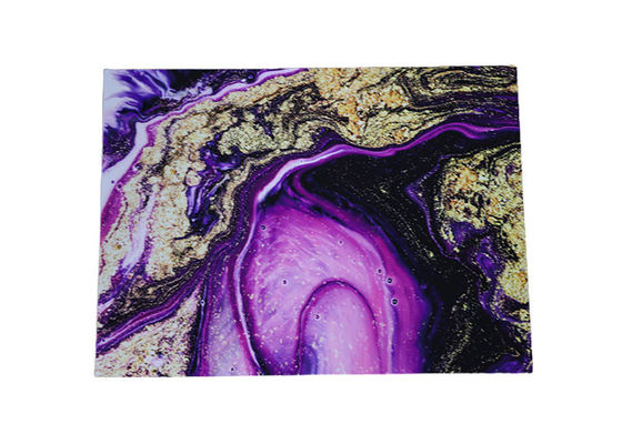Hohe glatte 1220x2440mm 3mm PVC-Marmor-Blatt-Innenwand-Luxusdekoration